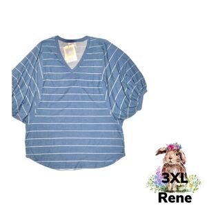 Lularoe RENE Ballon Sleeved Top